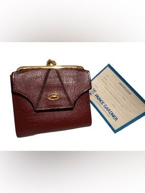 Princess Gardner Vintage French Purse (Burgundy) - NWT